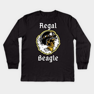 Regal beagle vintage Kids Long Sleeve T-Shirt